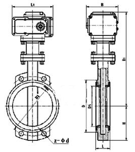 D971F46綯ԼʽķPN6PN16νṹߴͼ