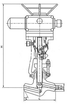 J961Y綯ӽֹPN250PN570νṹߴͼ