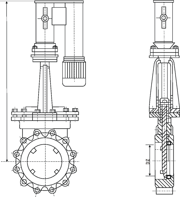 PZ273XPZ273FPZ273HPZ273YҺ˵բ(Һբ)νṹߴͼ