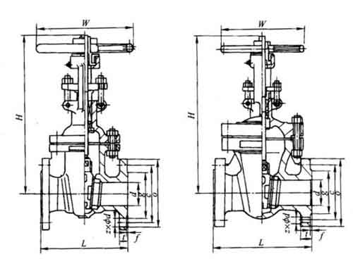 Z41W150Lb)~400(Lb)ַբγߴͼ