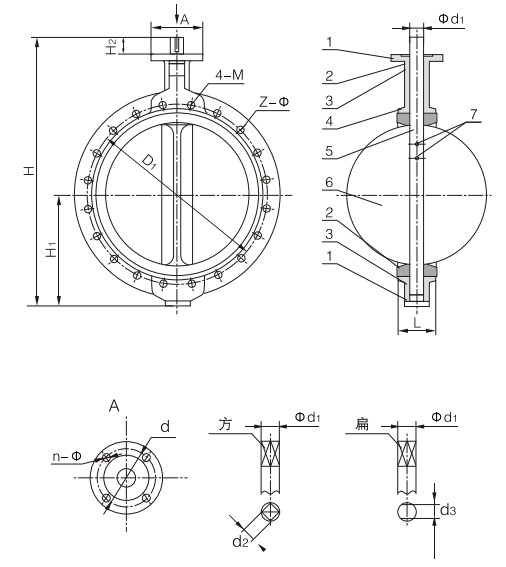 D37D1XÎÏÂÖµ¥±ß·¨À¼¶Ô¼ÐʽÈíÃÜ·âµû·§Ö÷ÒªÍâÐγߴçͼ