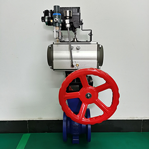 气动流量调节阀 碳钢法兰调节球阀 VQ6T47H