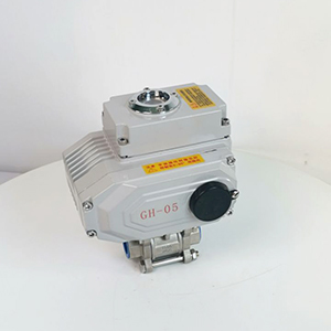 Q911F电动不锈钢丝扣球阀 电动内螺纹球阀 三片式螺纹球阀